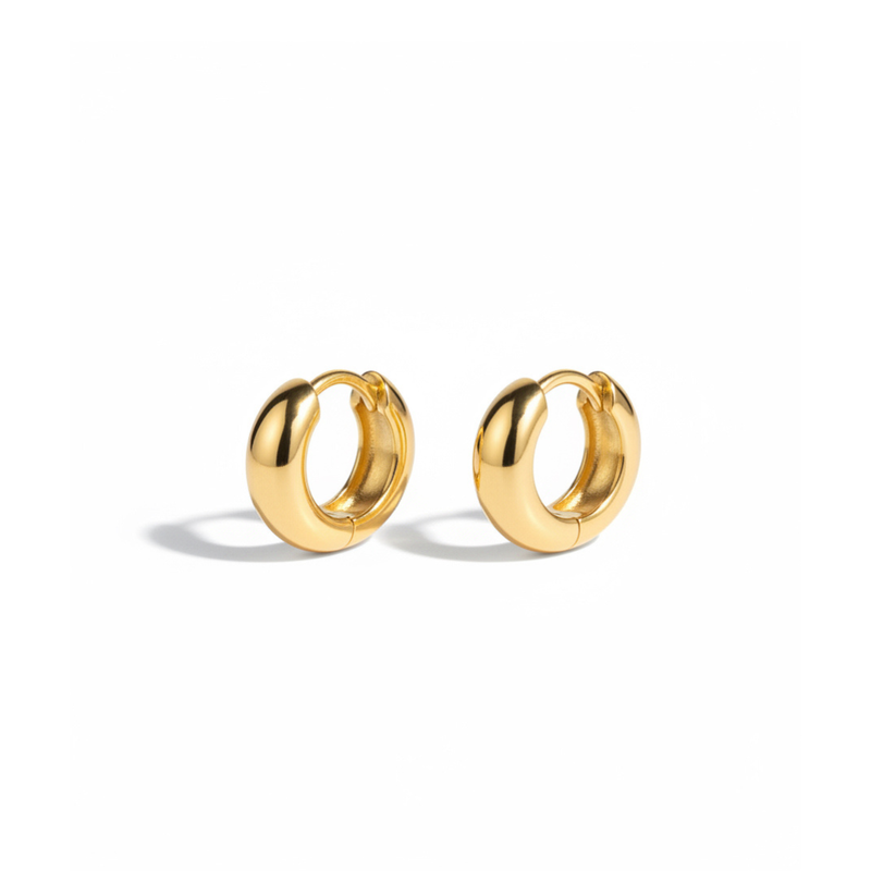 Gold Bombshell Earrings