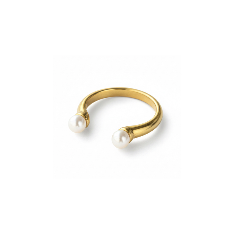 Reflet Pearls Ring - Gold plated