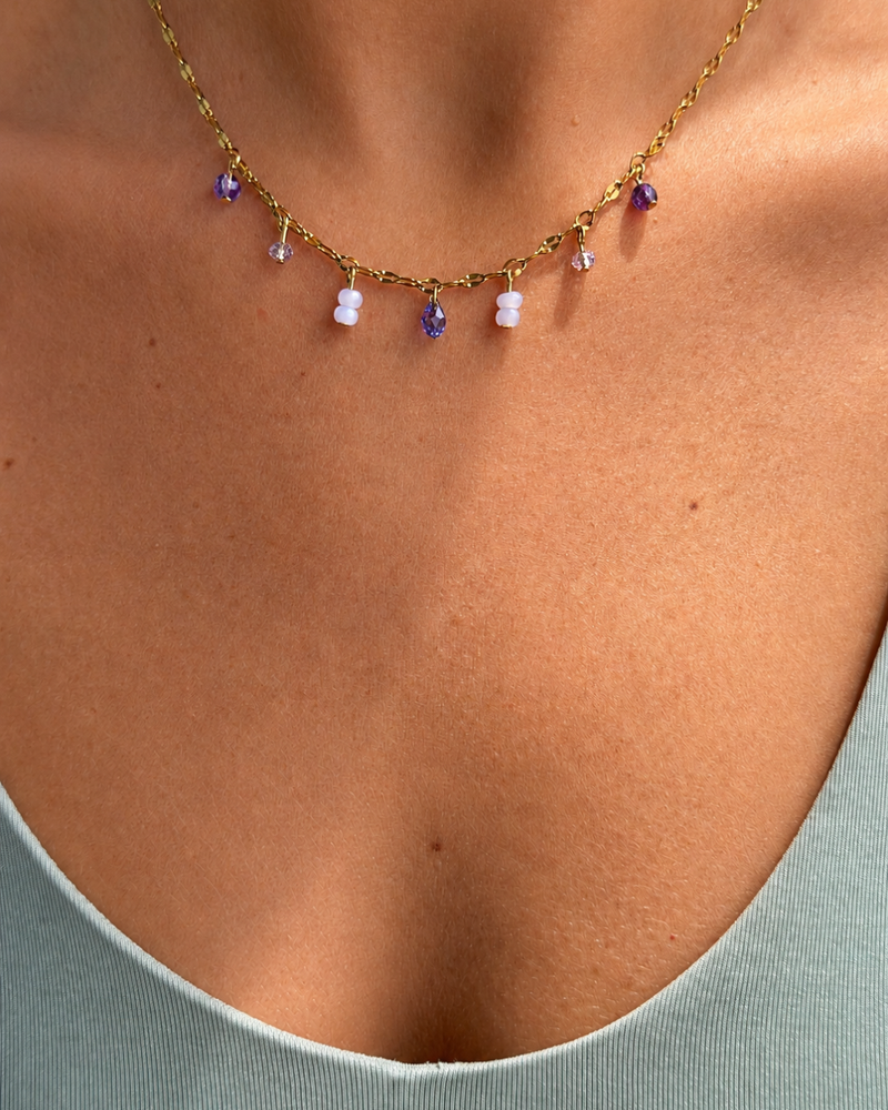 Collier Brume Lavande