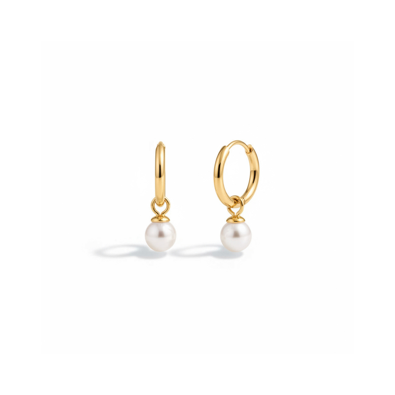 Pearlfection Earrings - Gold plated